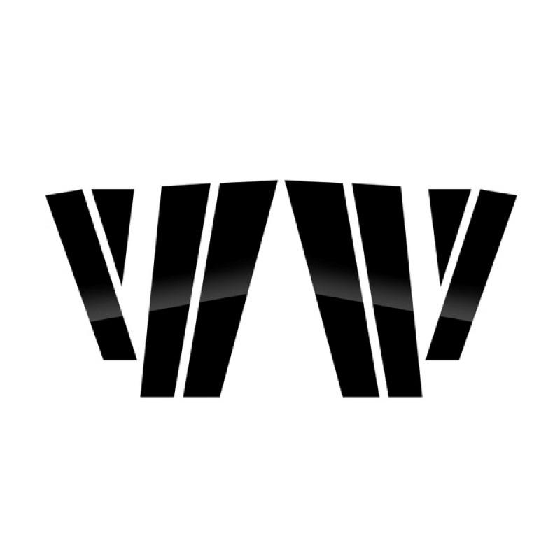 8 bucăți stâlpi de stâlp lustruiți pentru Porsche Cayenne 2011-2017 capac ornamente ferestre BC stil autocolant coloană