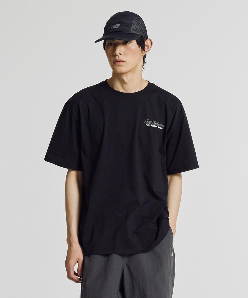 Nyuballanseu Nbneg25403 / Uni Rc Frozen Runners Short Sleeve Tee (Black)