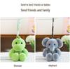 Adorable Teddy Bear & Bunny Plush Keychain for Kids – Perfect Schoolbag Charm & Gift for Girls
