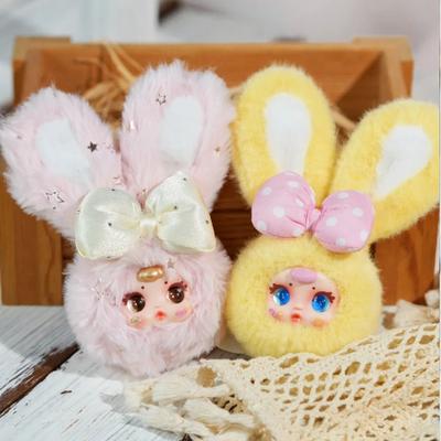 Mm Lovely Toffee Rabbit V2 Plush Vinyl Key Chain Cute Bag Fashion Pendant Girl Birthday Gift For Kids Adults Children's Birthday Gift Holiday Present