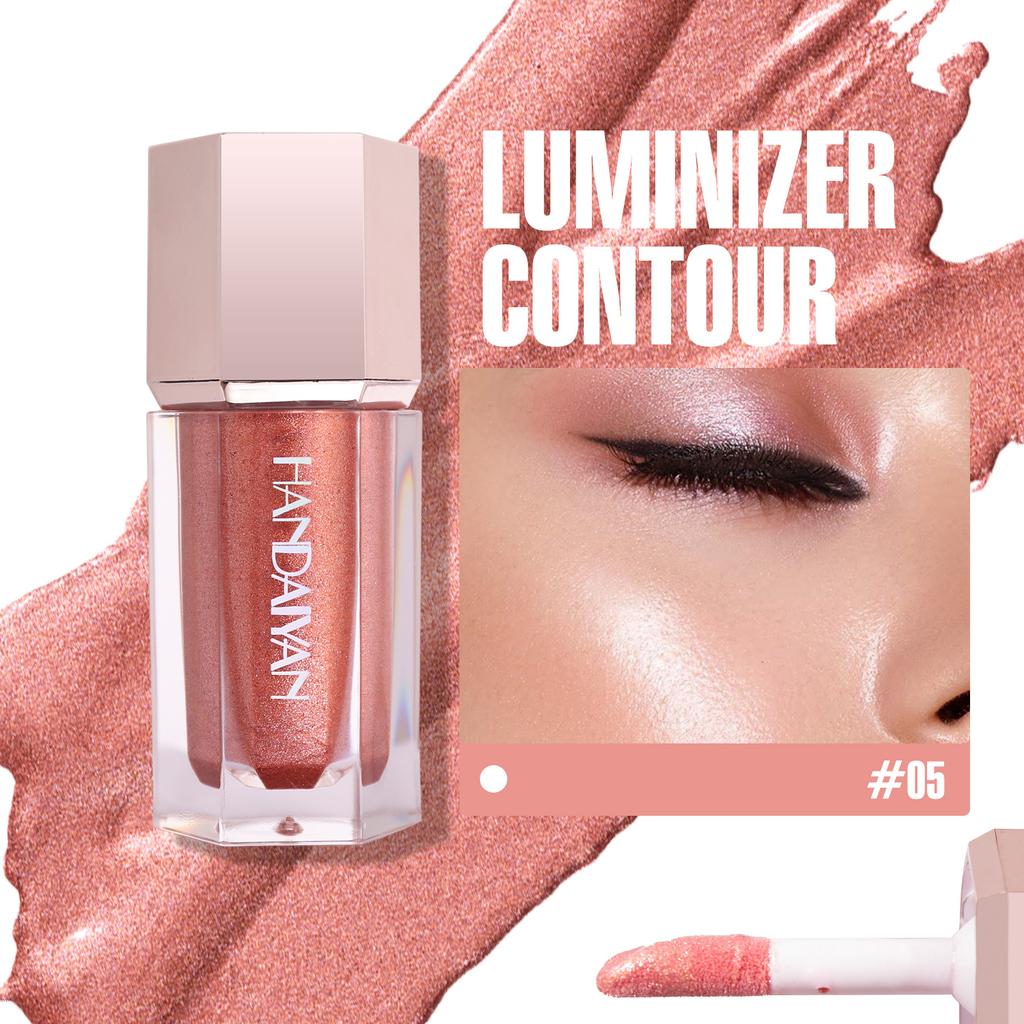 High-gloss Repairing Liquid Deepens The Shadow of The Face Pearlescent Waterproof Brightening Liquid Eye Shadow