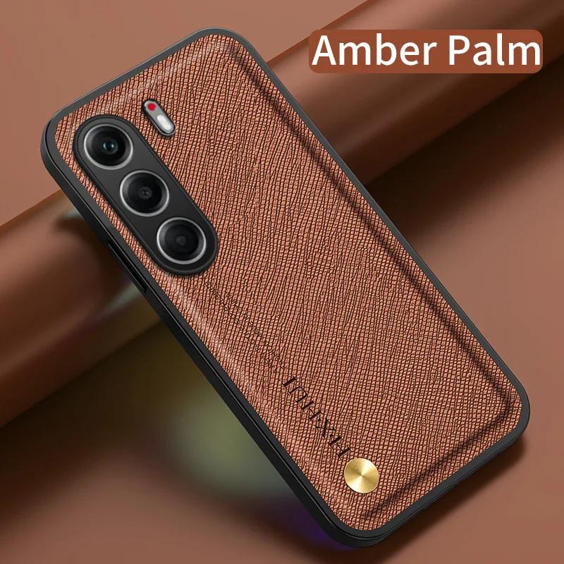 Car Magnetic Holder Shockproof Case For Tecno Camon 40 Pro 5G Leather Texture Protective Cover For Infinix Note 50 Pro+ 40 Pro