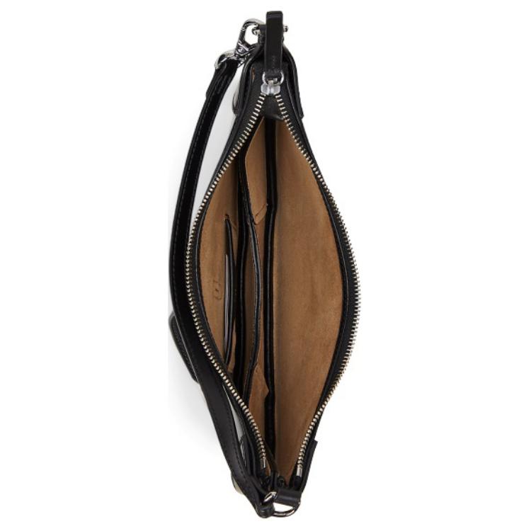 Polo Ralph Lauren Polo ID Metal Badge Adjustable Rotating Lobster Clasp Crescent Bag Handheld Leather Shoulder Bag Mini Women Handbags WAPOBAG02V20081