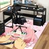 1pc Anime Cute Girl with Cherry Blossoms Chair Mat - Office Desk Pad, Anti-Slip Rug for Home Decor, Seasonal Gift, Suitable for Office, Living Room, B