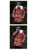 A1 Hanfu Team Uniform: Warm Couple's Lambswool Coat with Detachable Hood, Chinese Style, Cold-Protection, Big Flower Design.
