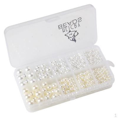 Artificial Shiny Pearl Beads Round Loose Spacers Cards Scrapbook Decor