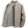 Fashion Daddy Jacket Lapel Business Casual Jacket Jacket Casual Loose Zipper Cardigan Middle-aged Men's Clothing