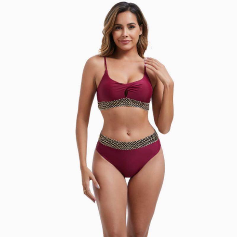 Women's Lingerie Set Spaghetti Strap Bra and Briefs Swimwear