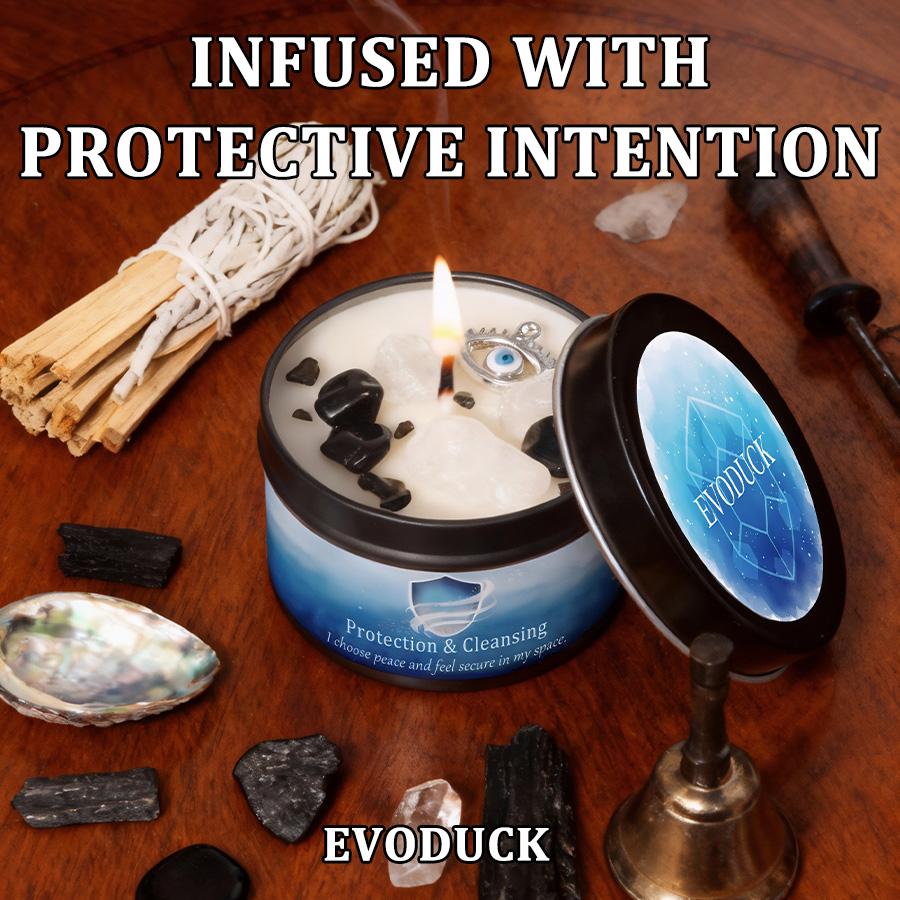 1pc Scented Candles, Iron Box Essential Oil Candle, Suitable for Bedroom Bathroom, bestfriend gifts,christmas decorations candle