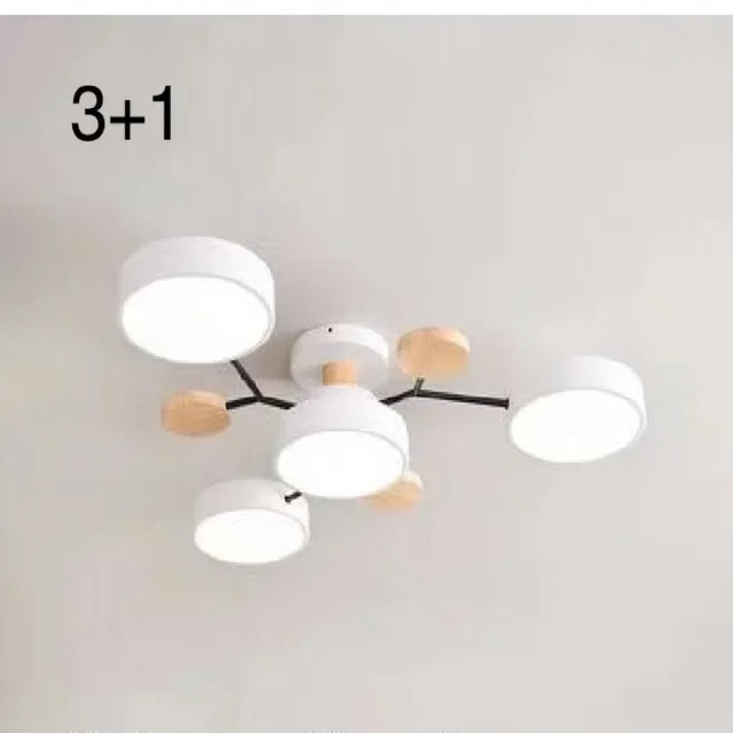 

Нова стильна світлодіодна люстра для вітальні, спальні, кухні. Створіть приголомшливе декоративне освітлення. Шикарне оновлення домашнього декору 3-color dimming