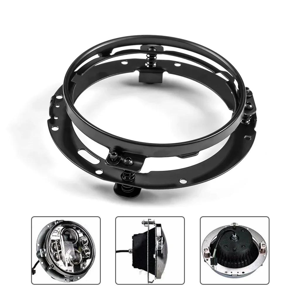 For Jeep Wrangler JK TJ 7 Inch Mounting Bracket LED Headlight Round Ring Headlight Mount Lamp Holder Brackets