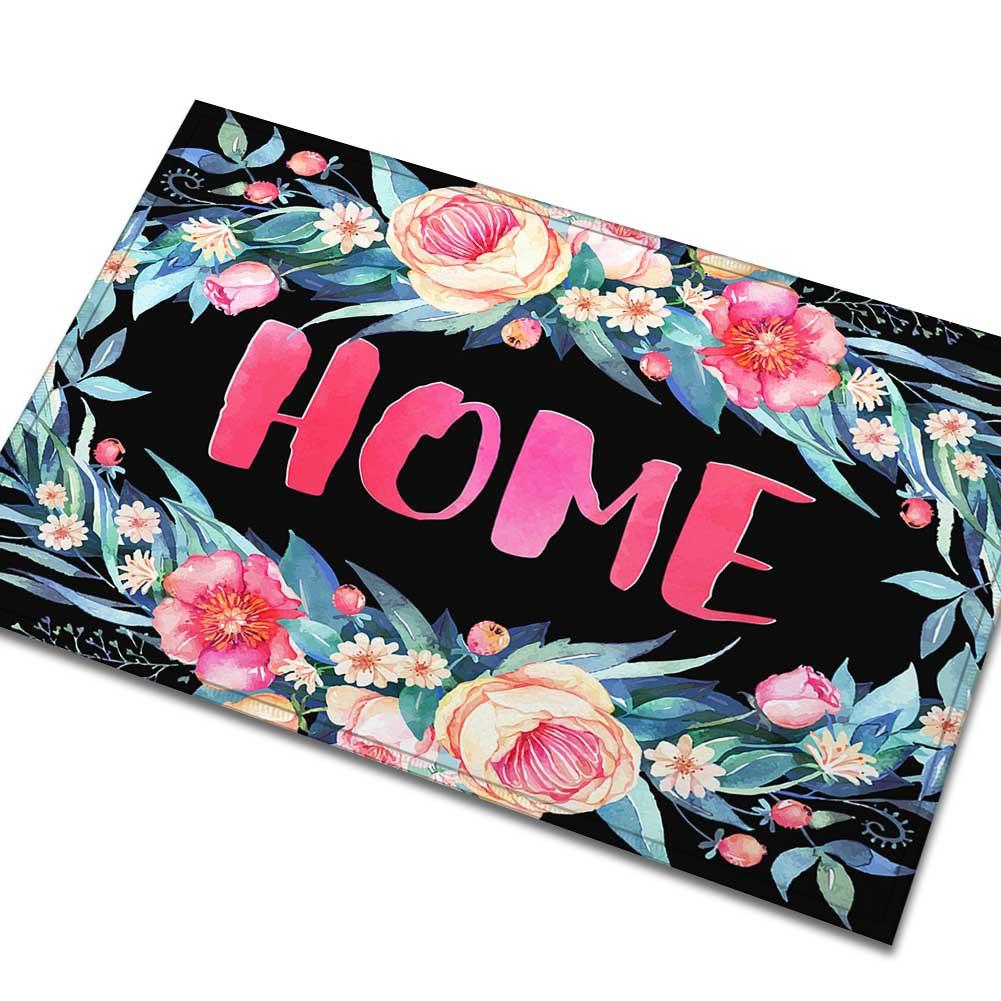 

Коврик Мягкий напольный коврик для гостиной Нескользящий коврик Приветственный дверной коврик Забавный коврик для входной двери с английской фразой 40x60cm