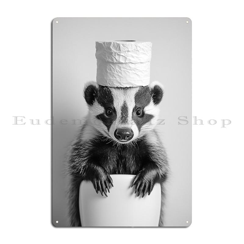 Your Butt Napkins My Lord Raccoon Toilet Paper Metal Metal Sign Wall Plaque Retro Cinema Funny Your Butt Napkins Tin Sign Poster