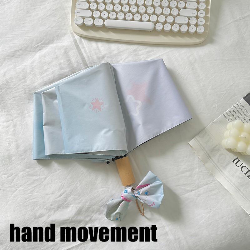 

Fireworks Folding Umbrella for Both Rain and Sunshine Sun Umbrella for Sun Protection and UV Protection Triple Folding Umbrell 8K