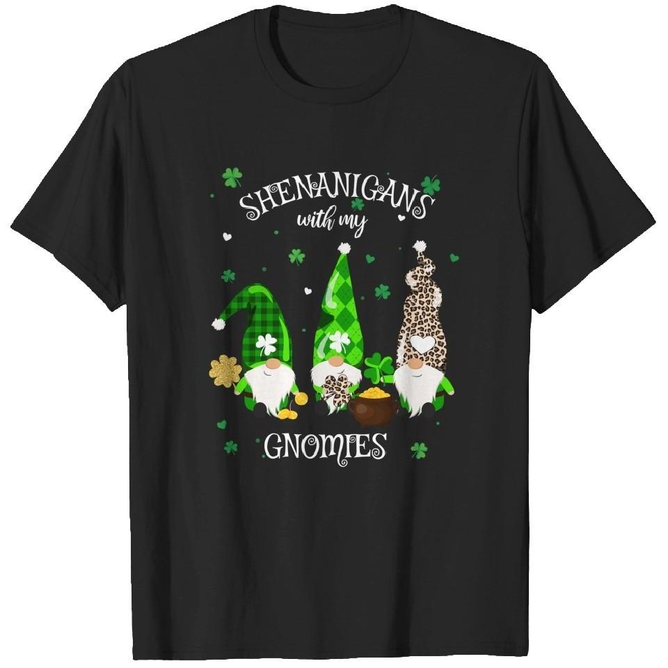 Shenanigans With My Gnomies St Patricks Day Gnome TShirt XXXXL