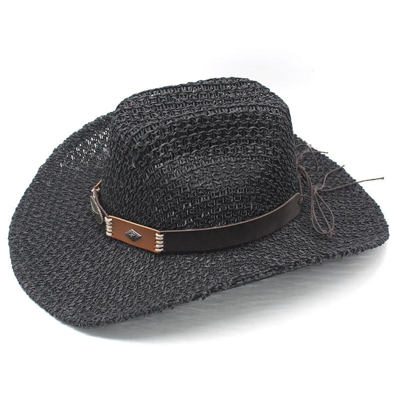 Sun Protection Straw Hat With Large Brim For Summer Outdoor Casual And Sunshade