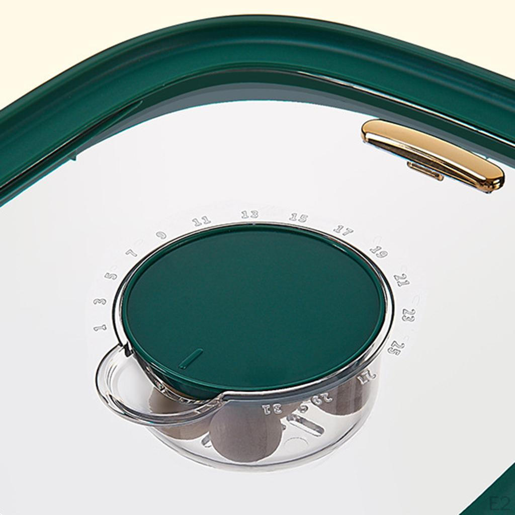 Mehl Müsli Aufbewahrung 10kg Vorräte Schreibtisch Versiegelbarer Eimer Vorratskammer Behälter Haushalt