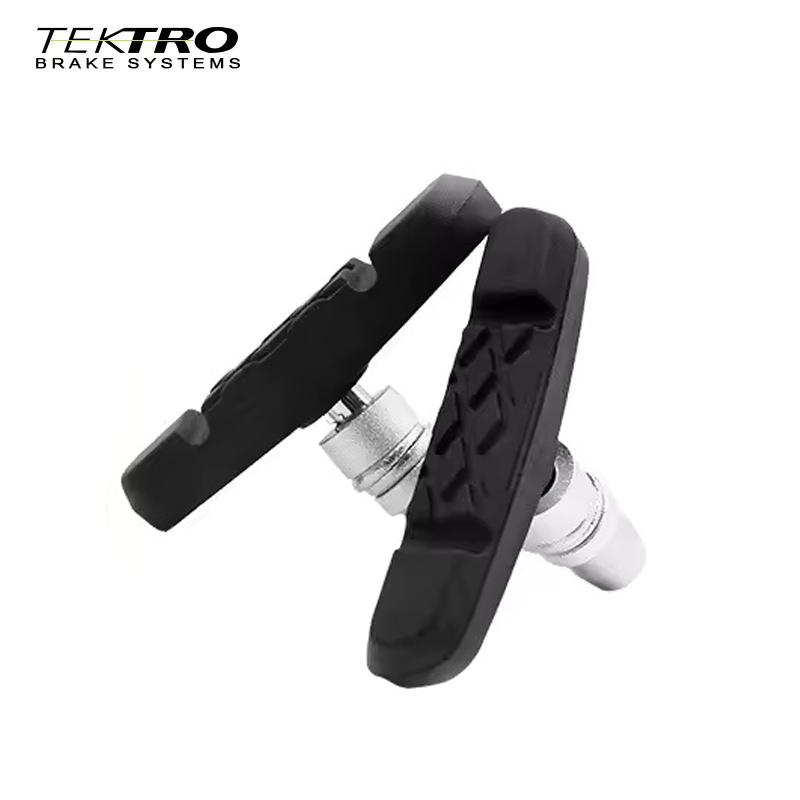 

Тормозные колодки TEKTRO 836.12 для V-brake, Тихие износостойкие тормозные башмаки для горного велосипеда, Велосипедные запчасти для алюминиевого обода 1 pair