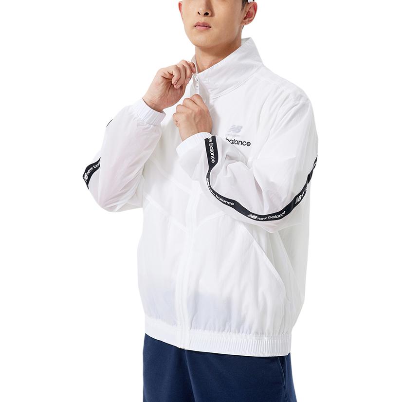 New Balance Jacket Unisex White AMJ22350-WT