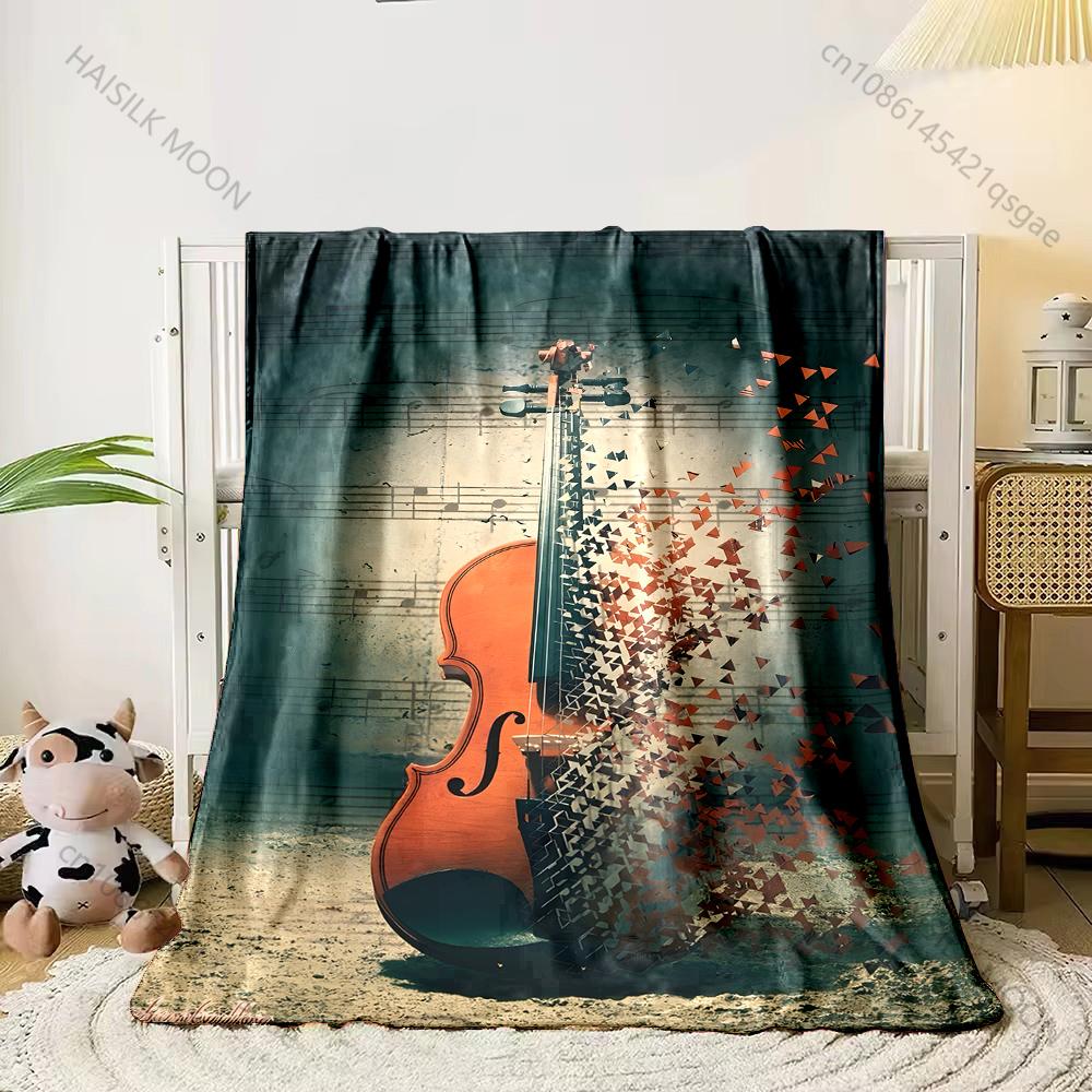 

Violin shattering into fragments Print Adult Children Warm Blankets Home Travel Car Soft Comfortable Suitable for all seasons 75x100cm