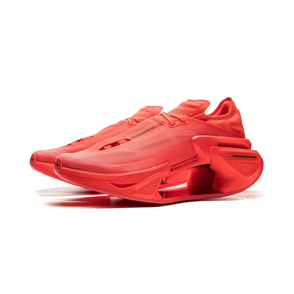 New LiNing Shadow 3.0 Cushioning Abrasion Resistant Breathable Rebound Low Top Sprint Running Shoes Unisex Red ARRV001-2