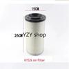 Forklift Filter Element Air Filter Heli Hangcha 4-4.5 Tons R45 A45 Air Filter 1526 PU Rubber