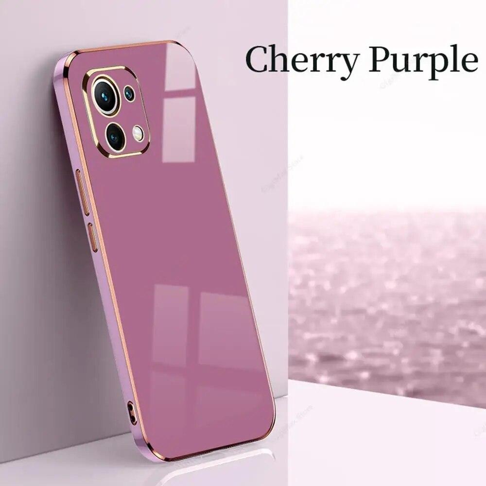 

Чехол с покрытием для Xiaomi Mi 13T 14 Pro, силиконовый чехол для телефона Xiaomi 13 12S Ultra 12T 12S 12 11T 11 Pro 13 Lite, противоударный чехол Mi 14 фиолетовый