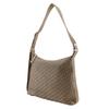 Dior Trotter Shoulder Bag 07RU 0064 Hobo Bag Beige Canvas Unisex Used