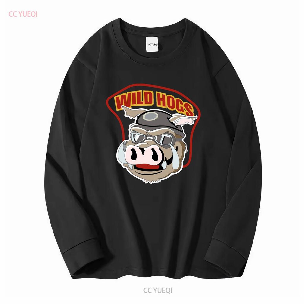 New Wild Hogs Logo Active T Shirt American Funny Size S 5xl long or short sleeves vintage Washed Comfortable Slightly Versatile