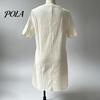 Travel Friendly Dress Summer Short Sleeve for Women, Casual Button Up V Comfortable Everyday Neck A-line Dress, Flowy Beach Vacation Sundress