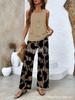 New European and American women's clothing spot explosion sleeveless casual double-layer vest plus pants set two-piece set