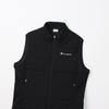 Jacket Stretch Thermal Windproof Water Repellent Script Logo Zip Vest Golf Black [Champion] Men's C3-AG604