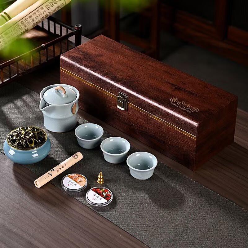 MOZHOU Ceramic Kung Fu Tea Set