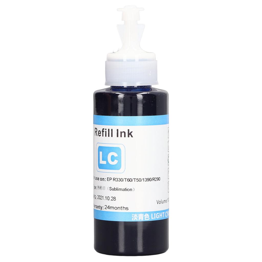 Sublimation Ink Refill Heat Transfer 100ML Digital Printing Accessory for R330 230 T60 T50 BK