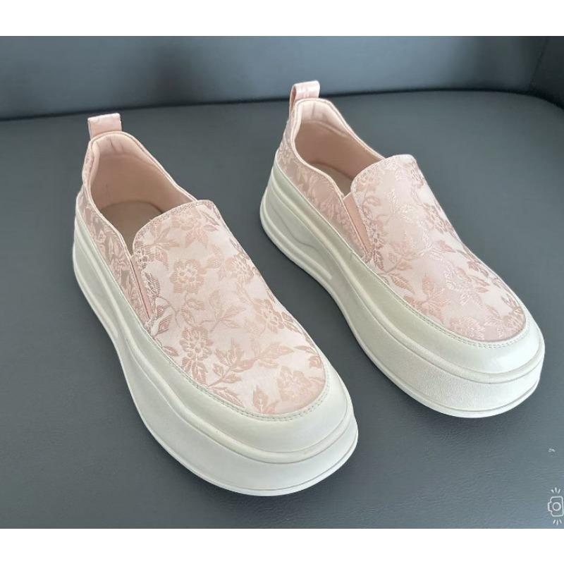 

Leather board shoes women s new spring and summer single shoes women s one-pedal versatile little white shoes women 40 розовый