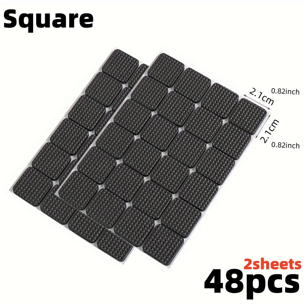 12/180pcs Seat Furniture Silent Pads Table Chair Foot Protection Multi-functional Sticky Mat Set Anti-Slip Home Floor Protector