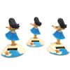 Hawaii Car Solar Powered Dancing Girl Auto Automatic Swinging Animated Bobble Dancer Shaking Doll Toy Car Decor Ornaments Toys