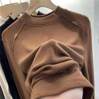 Hauts pour Femmes Chemises à Manches Longues Hiver Oversize Polaire Épais Casual Coton Chemise Blouse Lâche Hauts à Enfiler