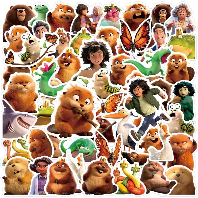 Beaver Stickers Animation Toms Sticker Decorations Party Favors Gifts Diy Phone Cases Stickers Accessories Notebook Sticker