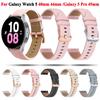 Galaxy Watch 4 5 Strap 44mm 40mm Straps 20mm Band For Samsung Galaxy Watch 5 Pro 45mm 4 Classic 46mm 42mm Soft Leather Bracelet