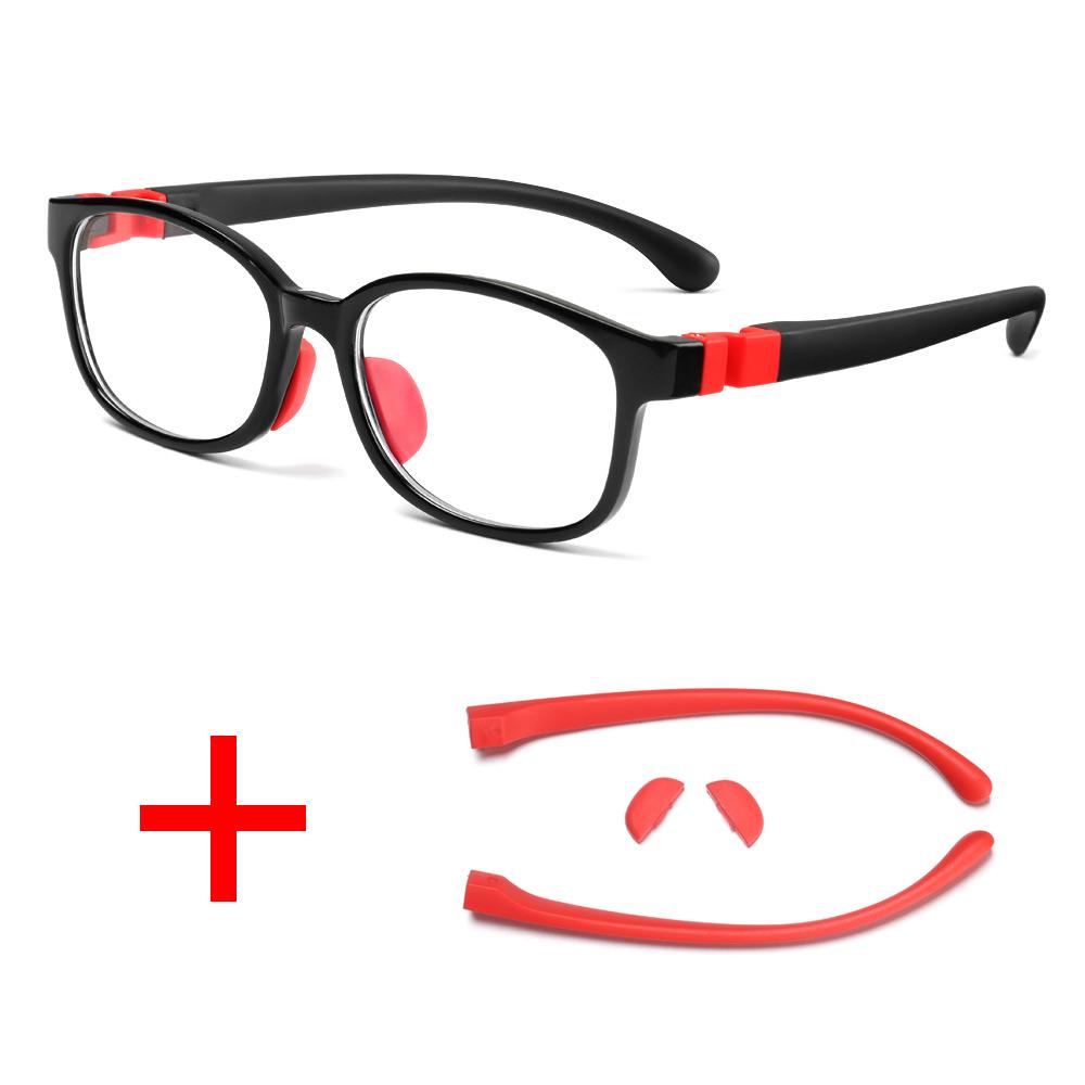 Boys Girls Fashion Vision Care Anti-blue Rays Anti-blue Light Glasses Kids Eyeglasses Silicone TR Eyewear Soft Frame Goggle