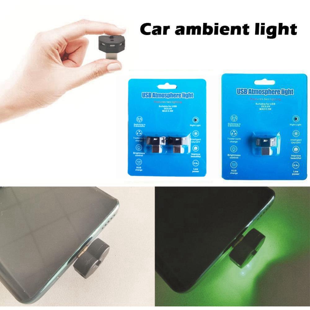 Type C Atmosphere Light 8 Different Colors Little Night Light New Ambient Light  Computer