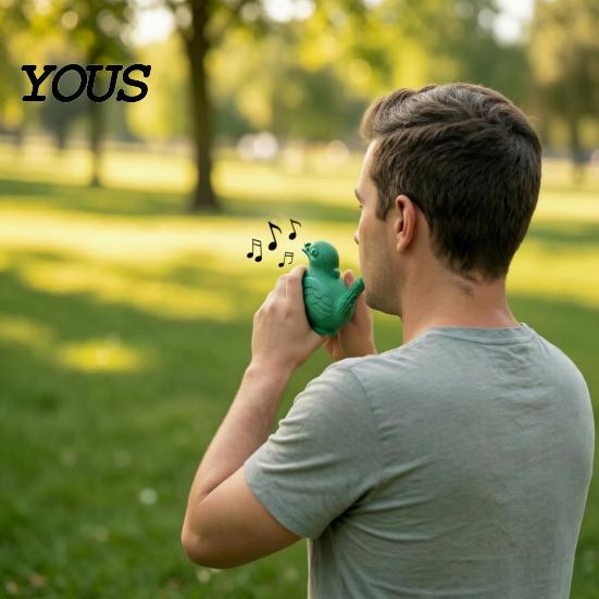 Kids Bath Toy Whistle 2Pcs Bird 3D Printed with Water Chamber Realistic Warbling Sound for Outdoor Play Camping Party Favors Fun Novelty Gift