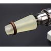 Ring Grinding & Polishing Fixture - Carbonized Silicon Sanding Head with Adjustable Rubber Grip, Ergonomic Design for Jewelry Making & Metalworking