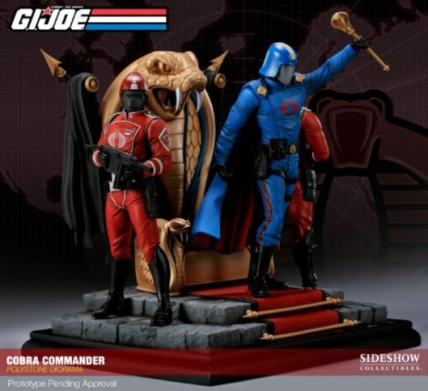 Joe Diorama Cobra Commander G.I. Statue