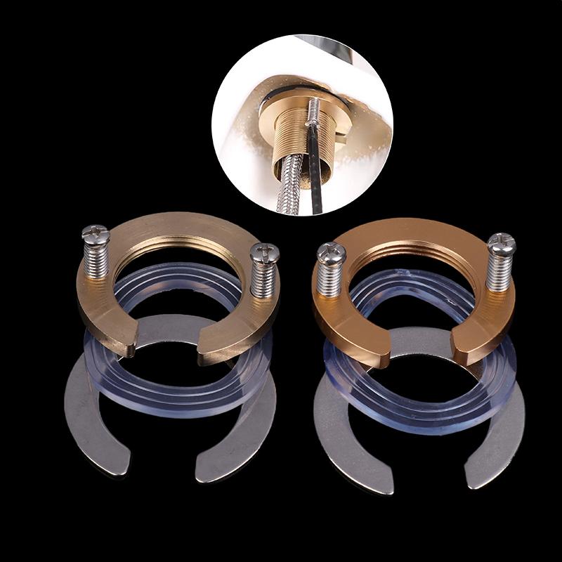 1/3 Sets Kitchen Wash Basin Tools C Type Faucet Anti-Loosing Nut Cap Tap Faucet Fixing Fitting Kit Fastening Circlip Washer Part