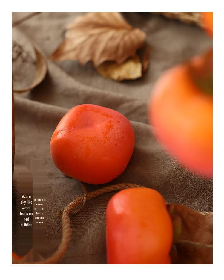Frosted Persimmon String Wall Pendant for Autumn Decor – Perfect for Restaurants & Farmhouses