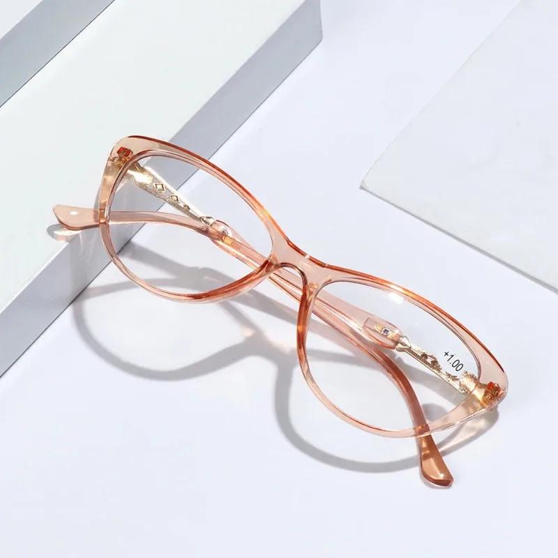Cat Eye Reading Glasses for Women Men Fashion Reading Reader Eyewear Unisex Presbyopic Eye Glasses Diopters