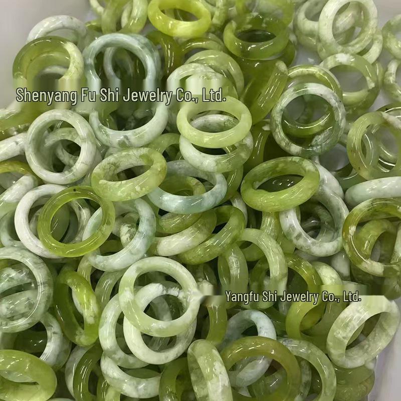Genuine Natural Xiuyan Jade Green Grape Thumb Ring – Gift & Traffic Driving Accessory