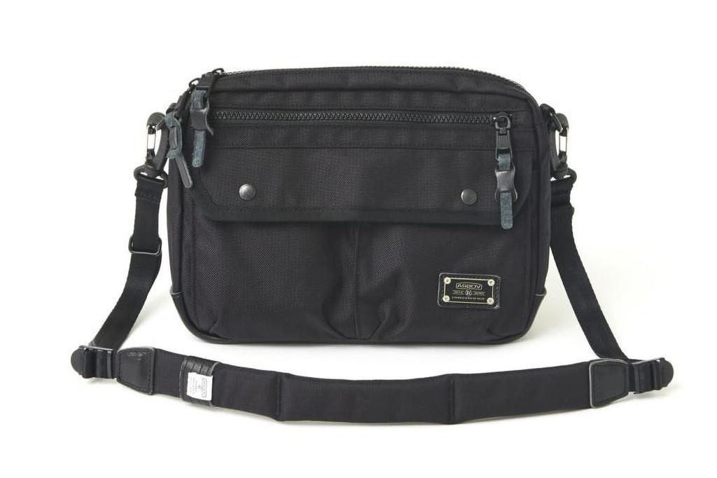 ASSOB Ballistic Nylon Mini Shoulder Bag 02, Black (ASV-61315-BK)